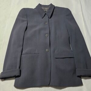 Giorgio Armani A Milano Borgonuovo 21‎ Wool Blazer Grey Made in Italy 2960